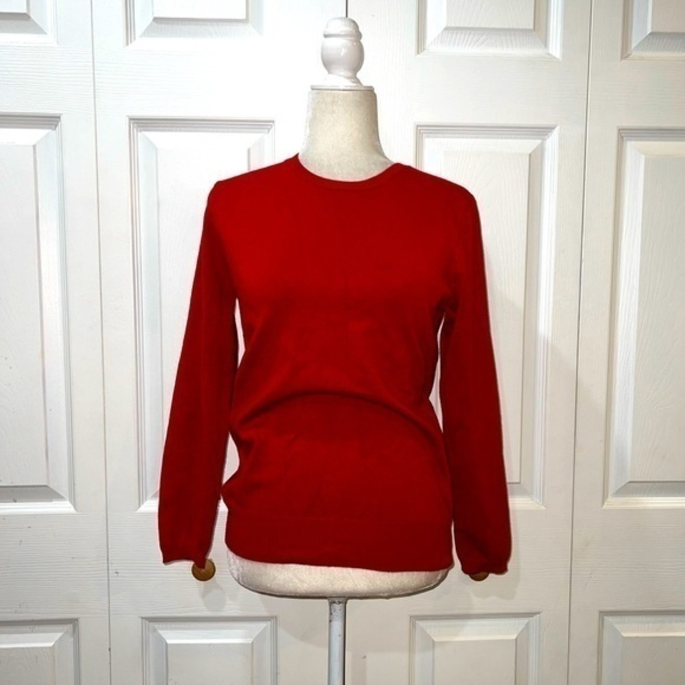 2/$25 Vintage Metric Long Sleeve Red Sweater